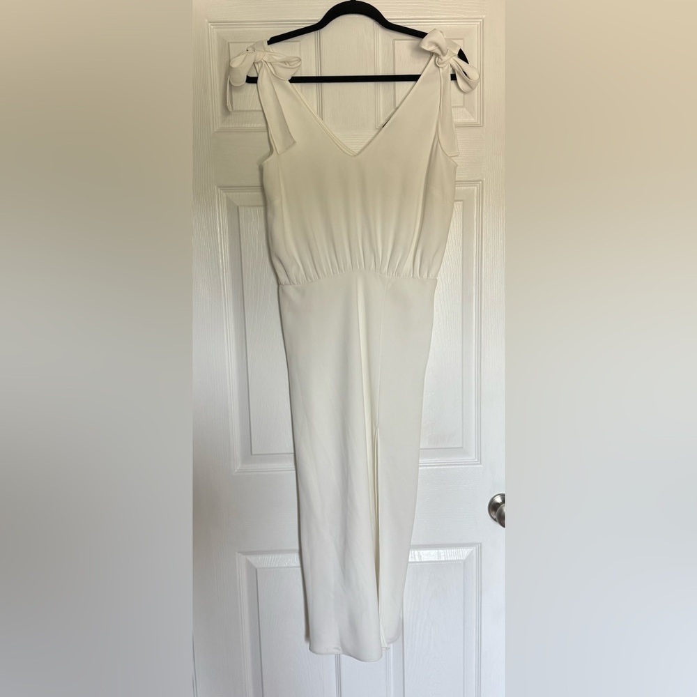 Elegant White Slip Dress